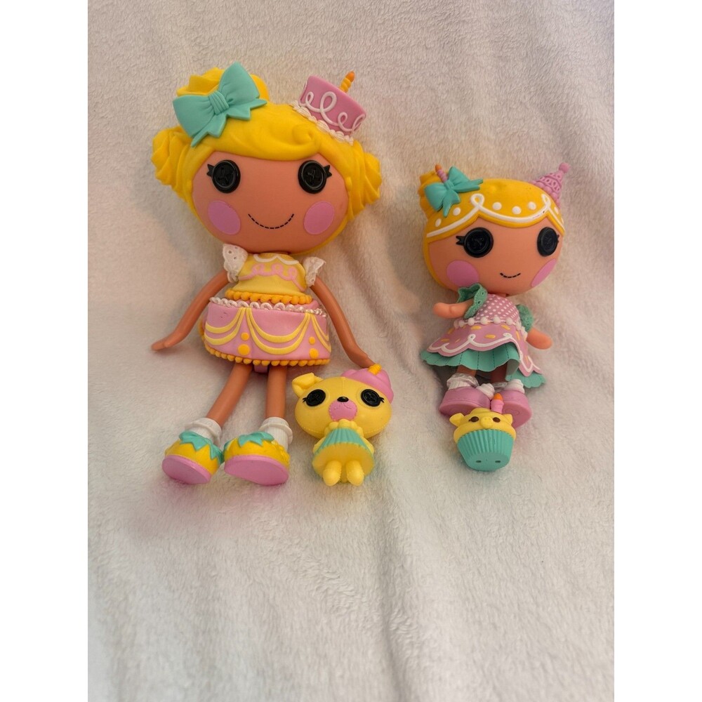 Lalaloopsy Candle Slice O' Cake & Wishes Slice O' Cake Complete PETS Birthday